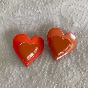 Vintage 1980's Metal Earrings